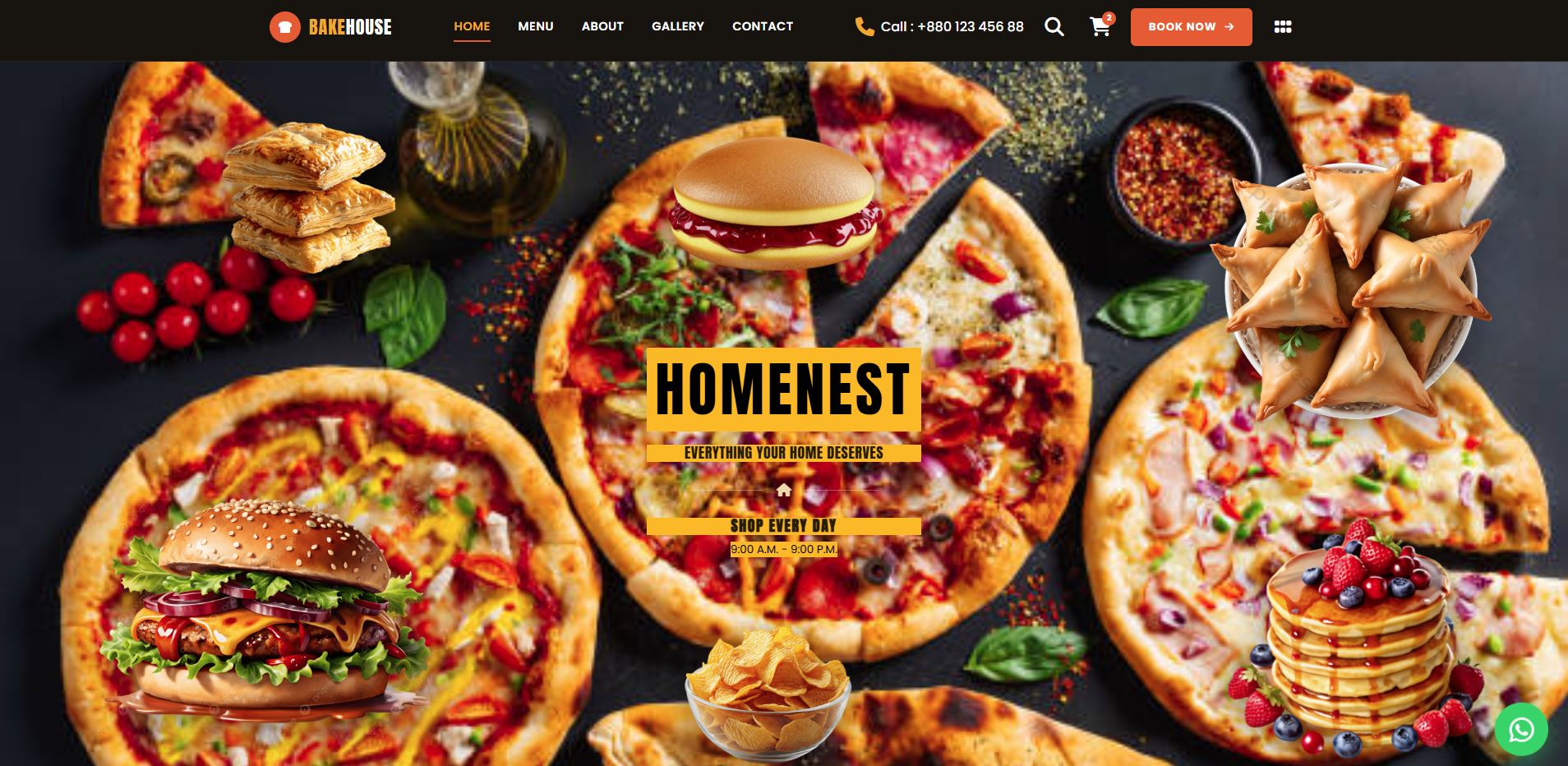Bakery Shop Landing Page